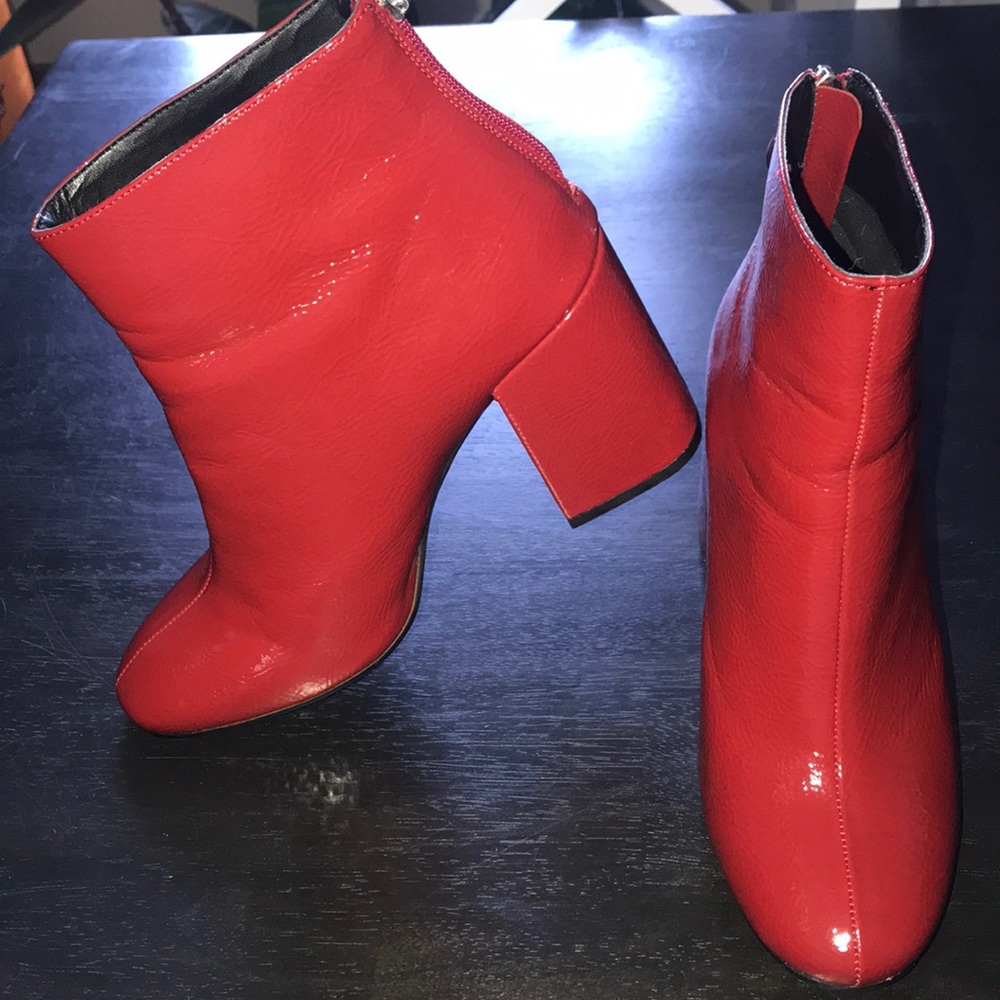 Red Forever 21 Booties